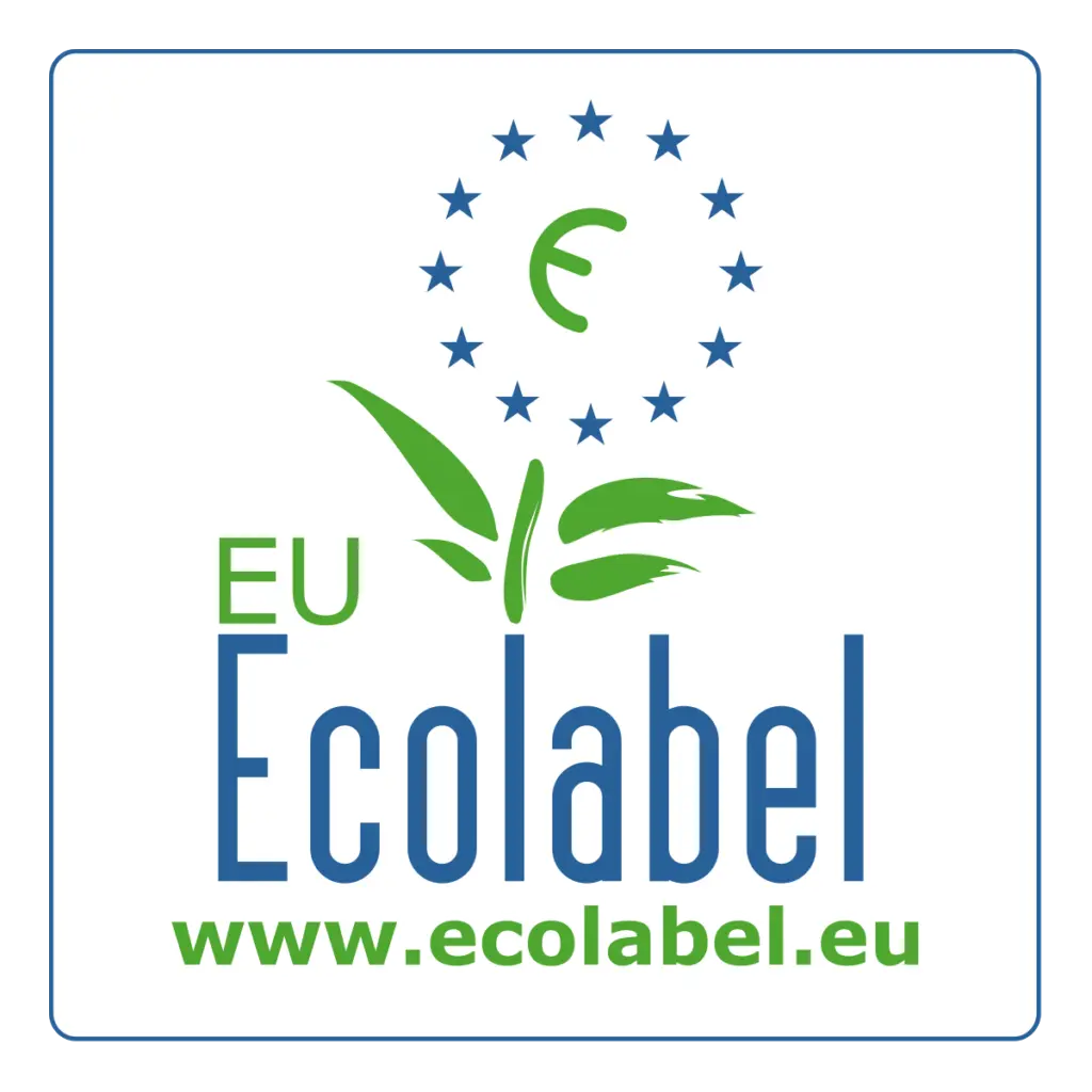 Logo de l'Ecolabel européen symbolisant l'engagement vers une consommation durable et la protection de l'environnement