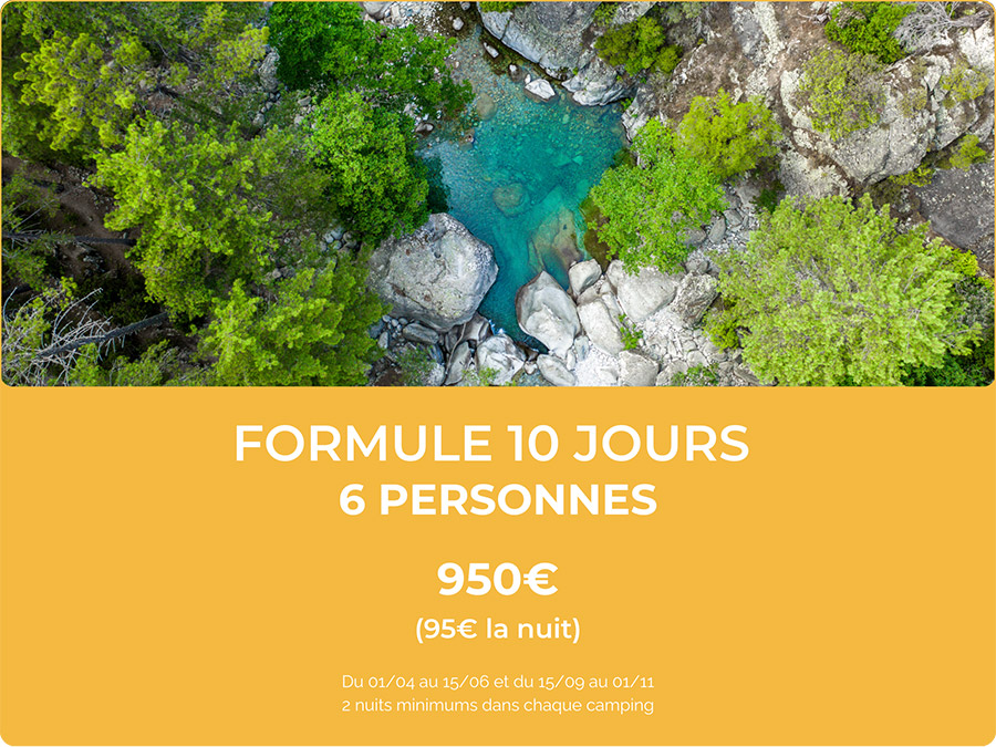 Explorez un séjour inoubliable de 10 jours en pleine nature pour 6 personnes, entre aventures, détente, et vues imprenables.