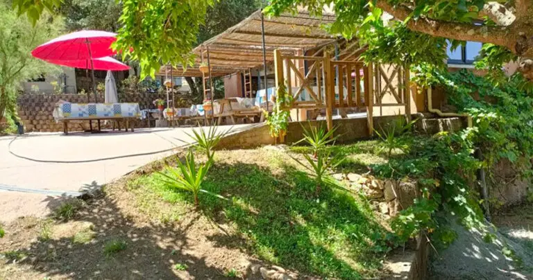 Ristorante del campeggio Milella a Propriano