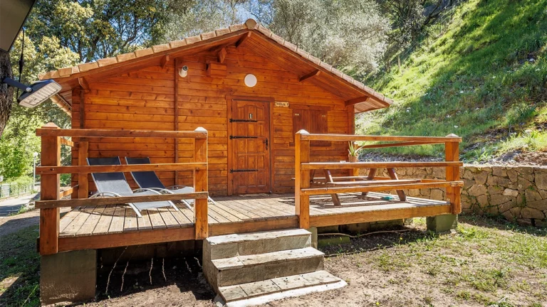 Chalet au Camping Alivi di a Restonica à Corte