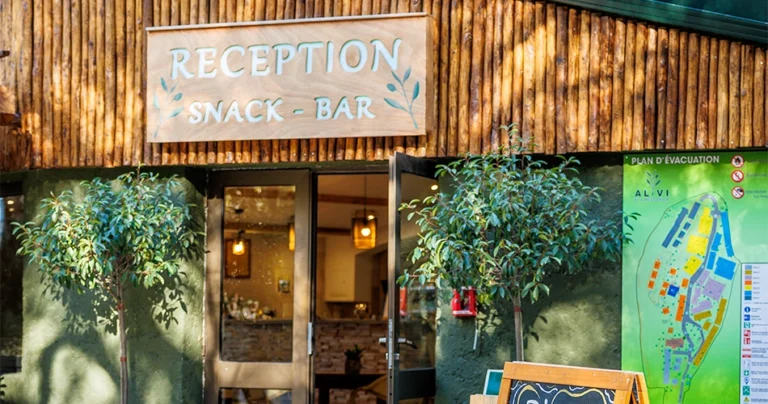 Snackbar im Camping Alivi di a Restonica