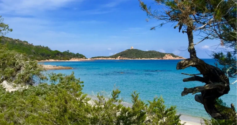 Sea view from the Villata campsite in Porto-Vecchio